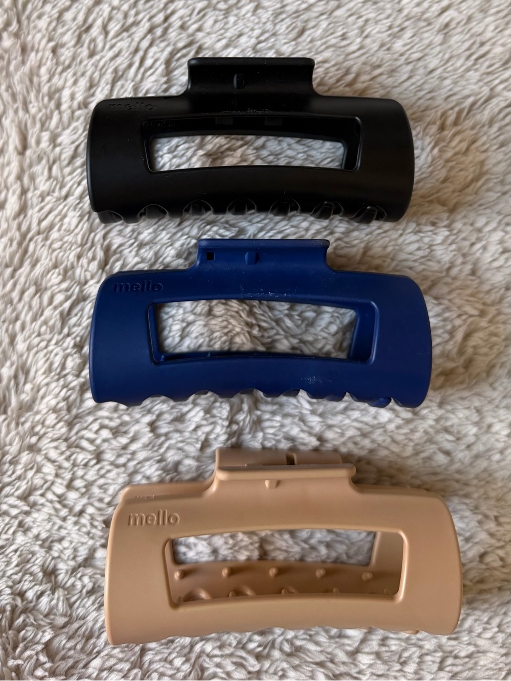 Mello Hair Classic Claw Clip Bundle